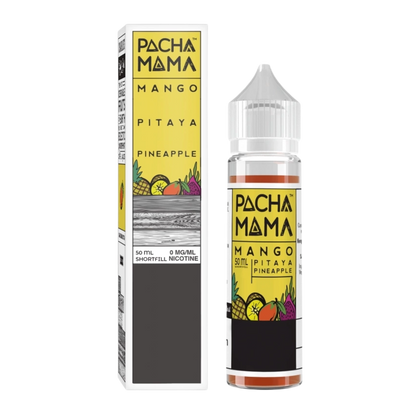 Pacha Mama - E-Liquid Shortfill - Mango Pitaya Pineapple 50ml 0mg
