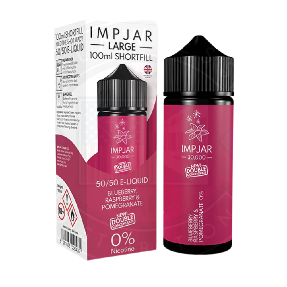 IMP JAR Large - Shortfill Doubleconcentrate - Blueberry Raspberry & Pomegranate 100ml 0mg