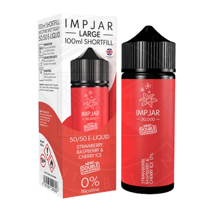 IMP JAR Large - Shortfill Doubleconcentrate - Fraise Framboise & Cerise Glacée 100ml 0mg