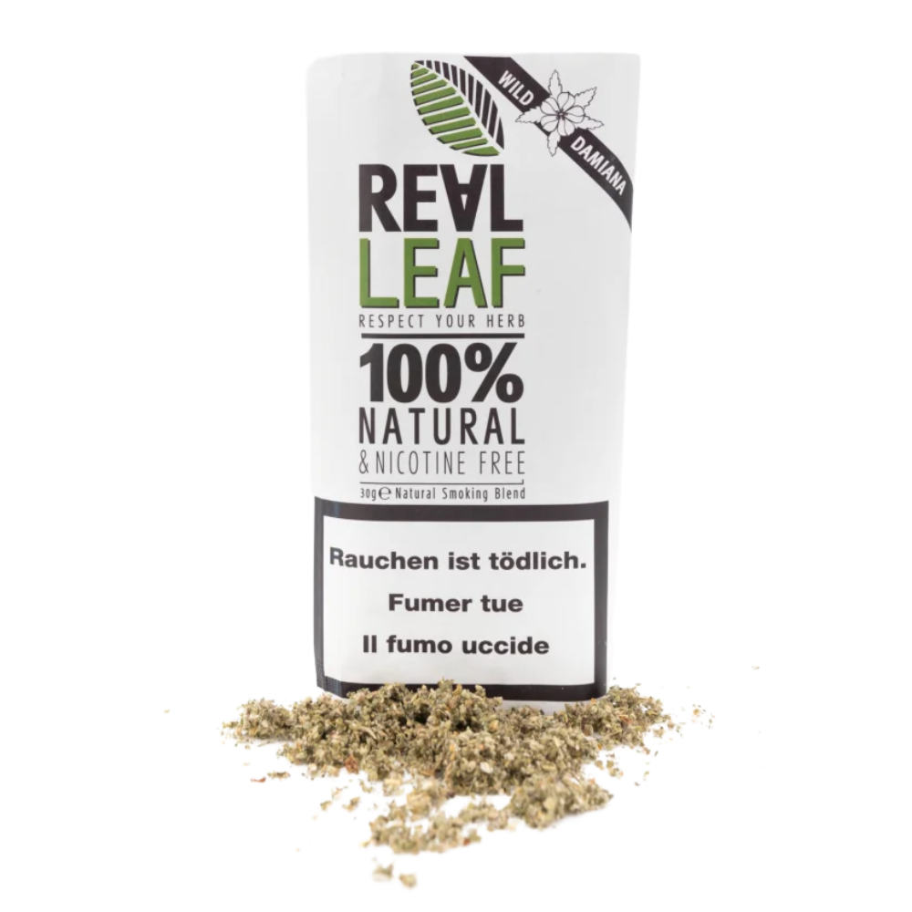 Real Leaf - nikotinfreier Tabakersatz - 30gr - Damiana