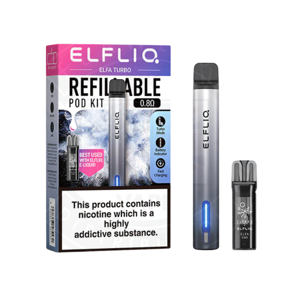 Elfliq - Elfa Turbo - Vape Kit - Aurora Black