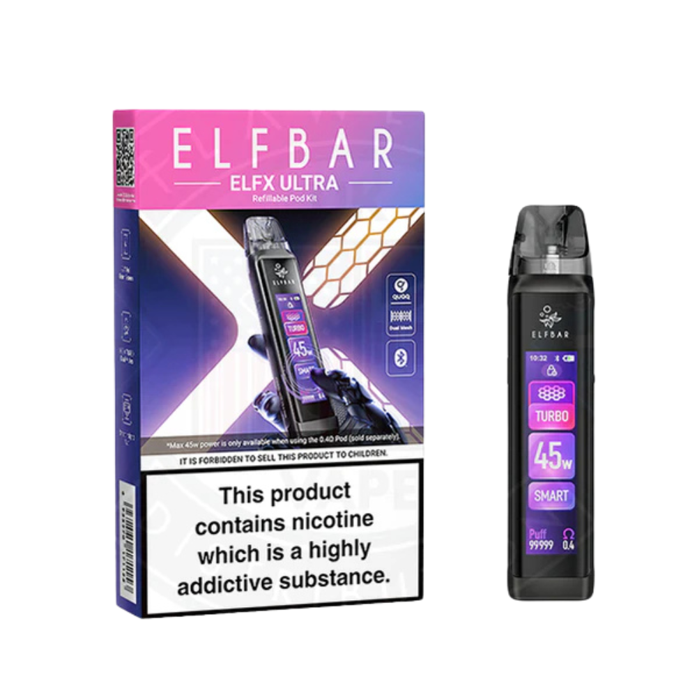 Elf Bar - ELFX Ultra Vape Kit - Black