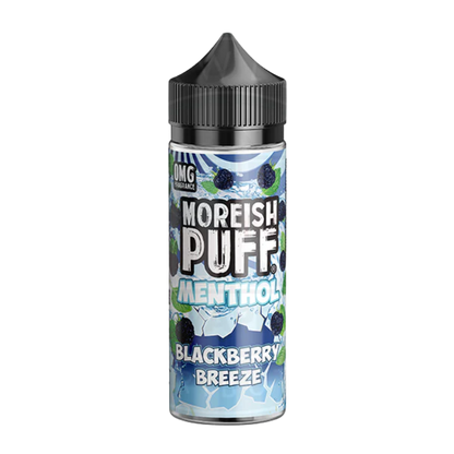 Moreish Puff - Menthol - 0mg Shortfill - Blackberry Breeze