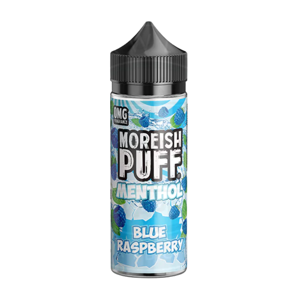 Moreish Puff - Menthol - 0mg Shortfill - Blue Raspberry