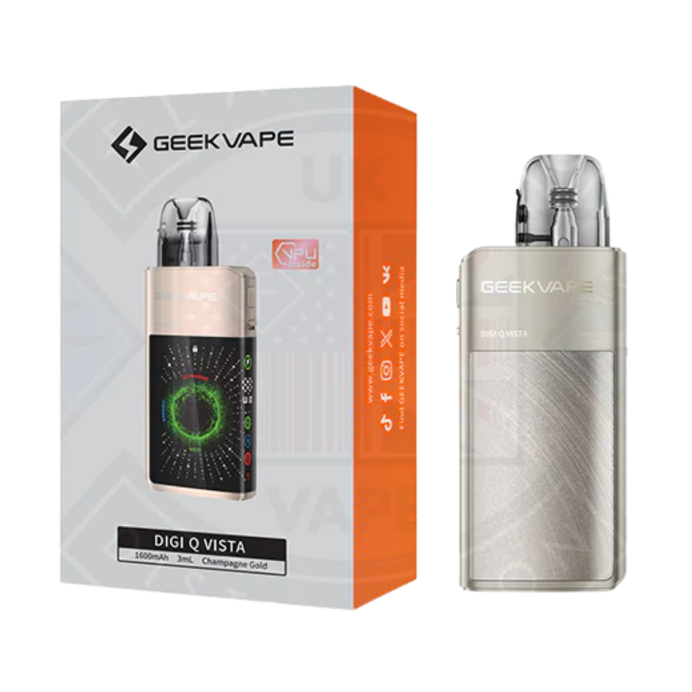 Geek Vape - Digi Q Vista Vape Kit - Champagne Gold