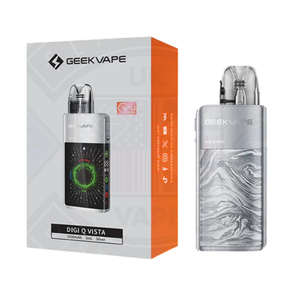 Geek Vape - Digi Q Vista Vape Kit - Silver