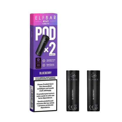 Elf Bar - 4in1 Pod - 2 x 2ml - Blueberry