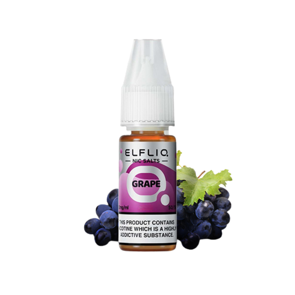 Elf Bar Elfliq Grape Nic Salt E-Liquid mit intensivem dunklem Traubengeschmack online kaufen bei Snustrend