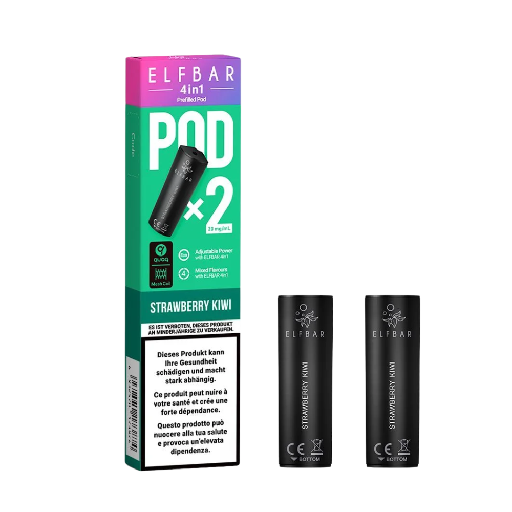 Elf Bar - 4in1 Pod - 2 x 2ml - Strawberry Kiwi