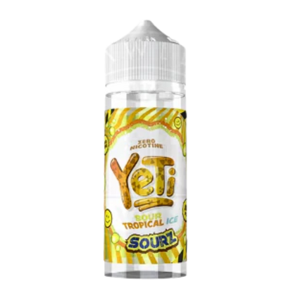 Yeti - E-Liquid Shortfill - Sourz Tropical Ice 0mg 100ml