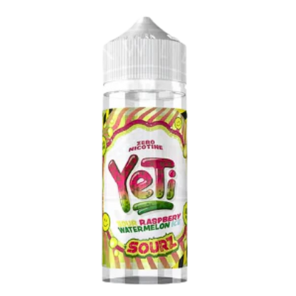 Yeti - E_Liquid Shortfill - Summit Series - Sour Raspberry Watermelon Ice 0mg 100ml