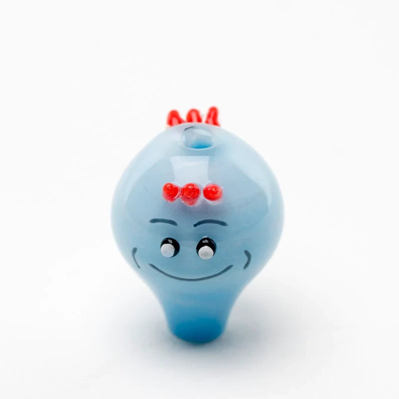Empire Glassworks Puffco Peak Bubble Cap – Blue Twins