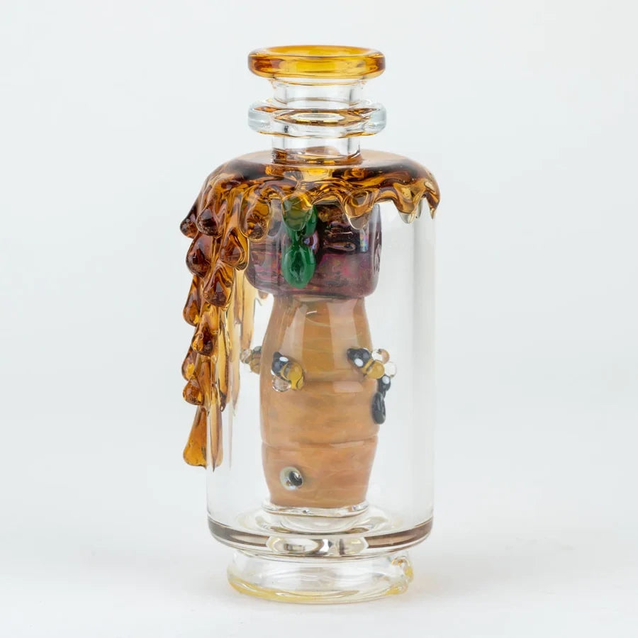 Offizieller Empire Glassworks Puffco Peak Aufsatz – Save the Bees Edition (inkl. Carb Cap)