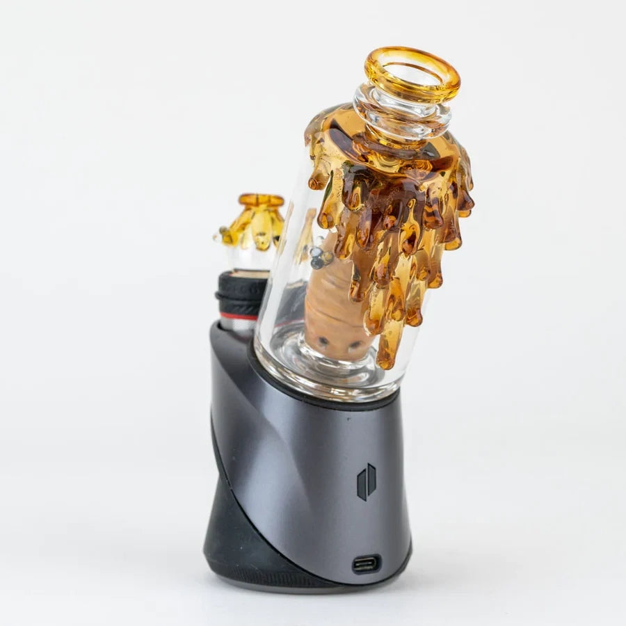 Offizieller Empire Glassworks Puffco Peak Aufsatz – Save the Bees Edition (inkl. Carb Cap)