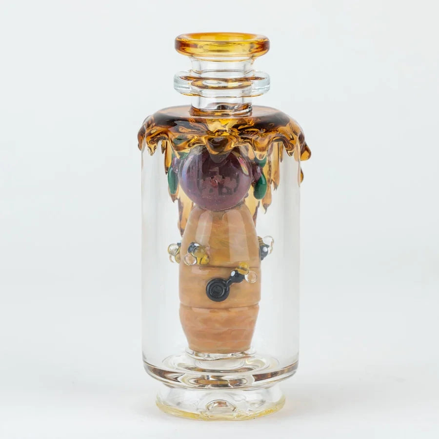 Offizieller Empire Glassworks Puffco Peak Aufsatz – Save the Bees Edition (inkl. Carb Cap)