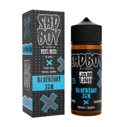 Sadboy - Jam Lime - E-Liquid Shortfill - Blueberry Jam (Blueberry Jam Cookie) 100ml 0mg