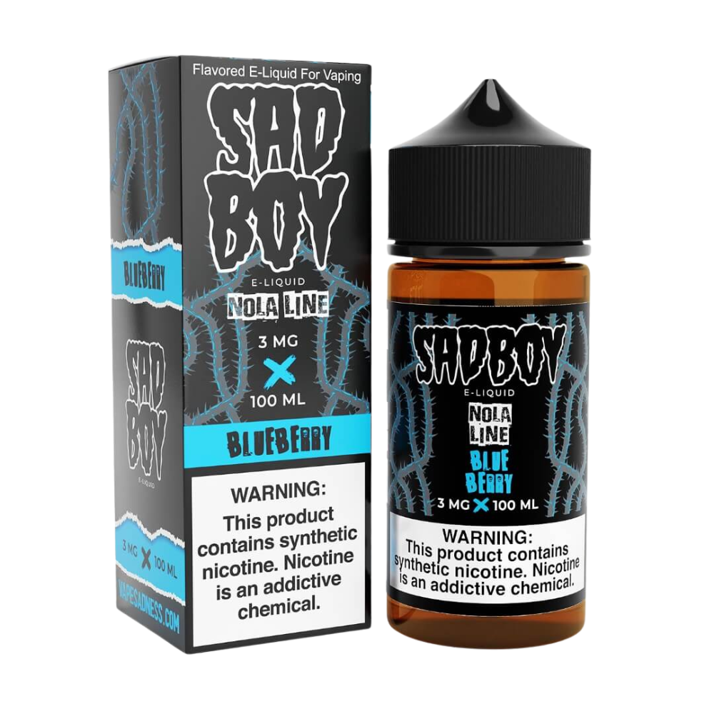 Sadboy - Nola Line - E-Liquid Shortfill - Blue Berry (Berry Nola)100ml 0mg