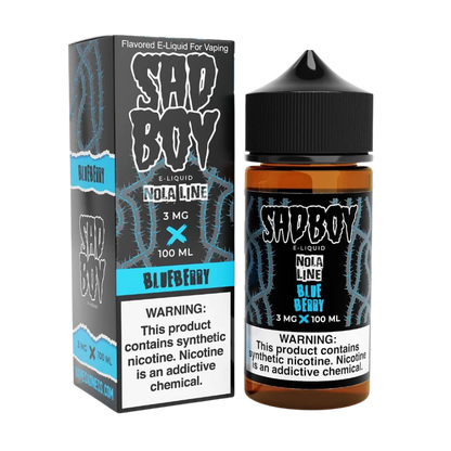 Sadboy - Nola Line - E-Liquid Shortfill - Blue Berry (Berry Nola)100ml 0mg