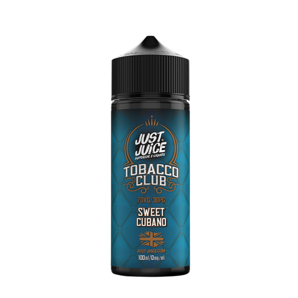 Just Juice Tobacco Club - Sweet Cubano 0mg100ml Shortfill