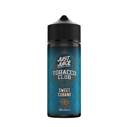 Just Juice Tobacco Club - Sweet Cubano 0mg100ml Shortfill
