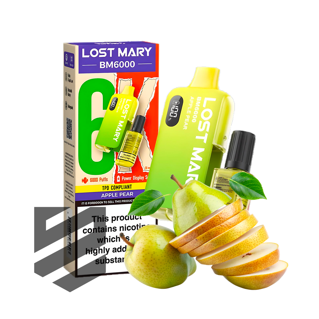 Lost Mary - BM6000 -  Apple Pear - Vape Kit