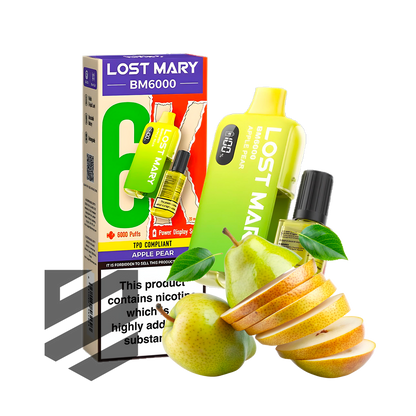 Lost Mary - BM6000 -  Apple Pear - Vape Kit