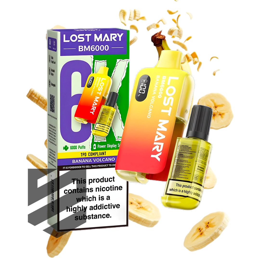 Lost Mary - BM6000 -  Banana Volcano - Vape Kit