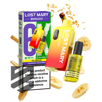 Lost Mary - BM6000 -  Banana Volcano - Kit de Vape