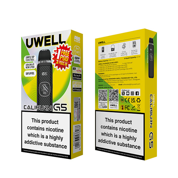 Uwell Caliburn G5 Pod Kit E-Zigarette im Snustrend Vape Shop