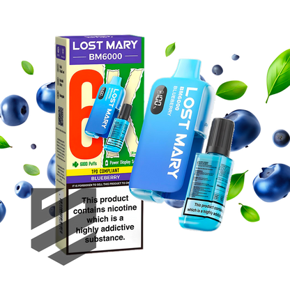 Lost Mary - BM6000 - Blueberry - Vape Kit