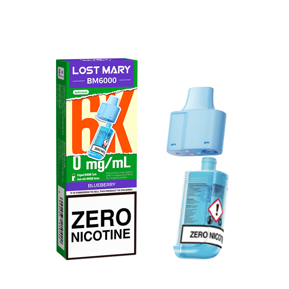 Lost Mary BM6000 Prefilled Pod ZERO - Blueberry