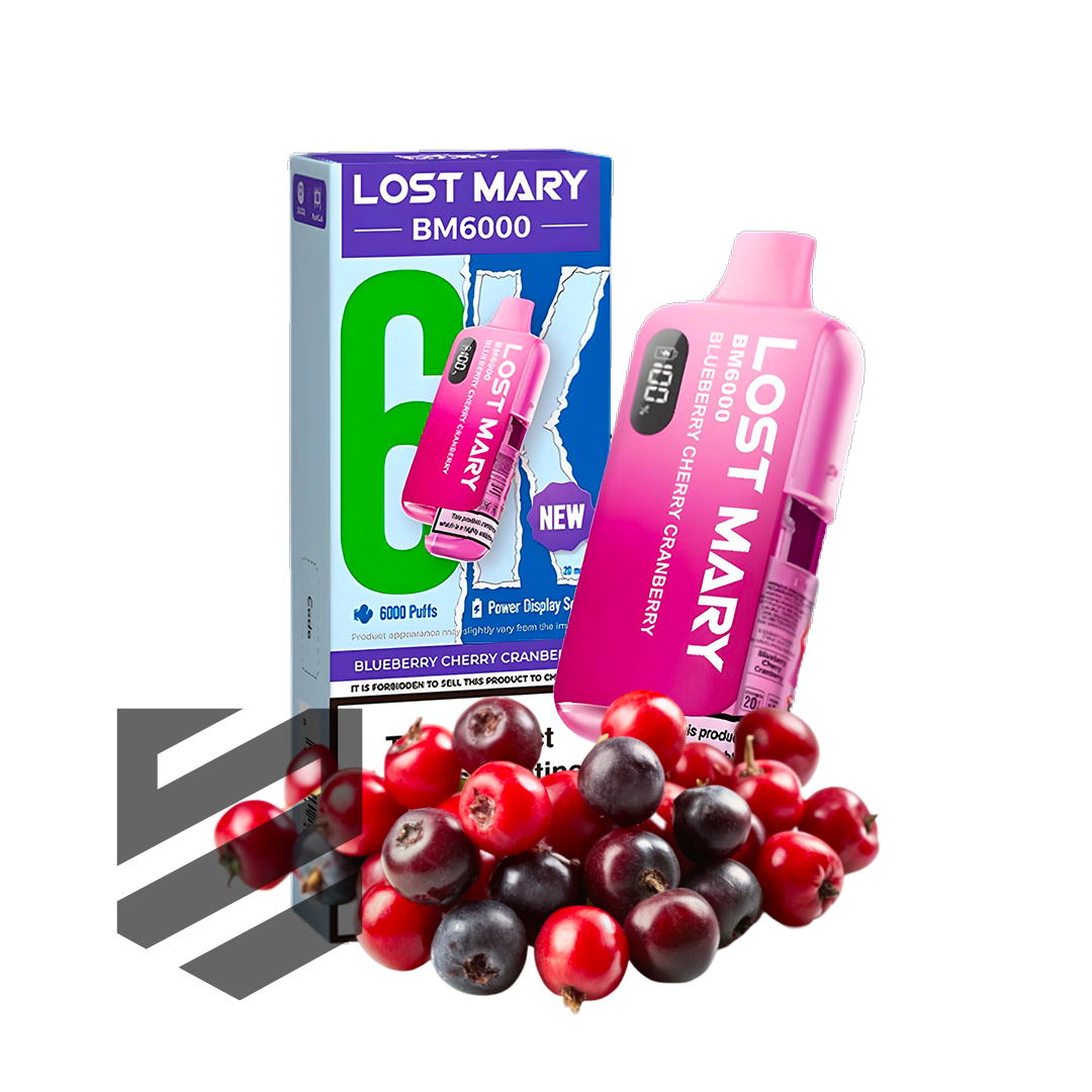 Lost Mary - BM6000 -  Blueberry Cherry Cranberry - Vape Kit