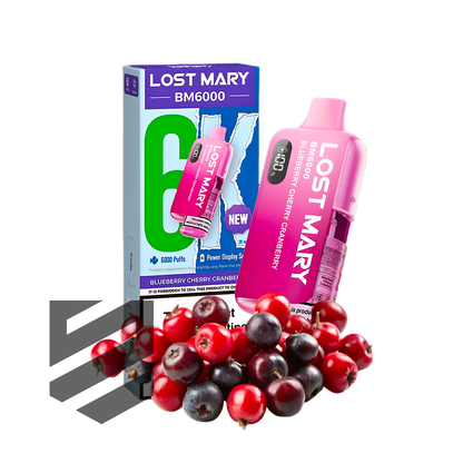 Lost Mary - BM6000 -  Blueberry Cherry Cranberry - Vape Kit