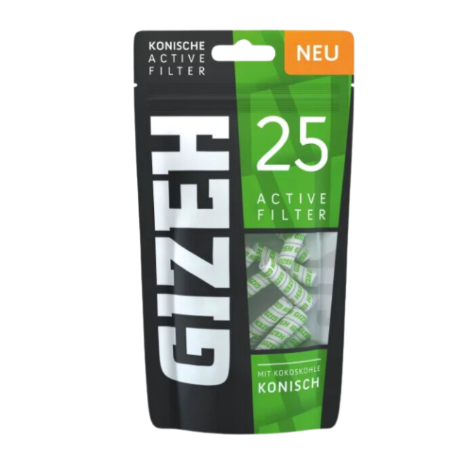 GIZEH - Active Filter konisch - Black - Bag