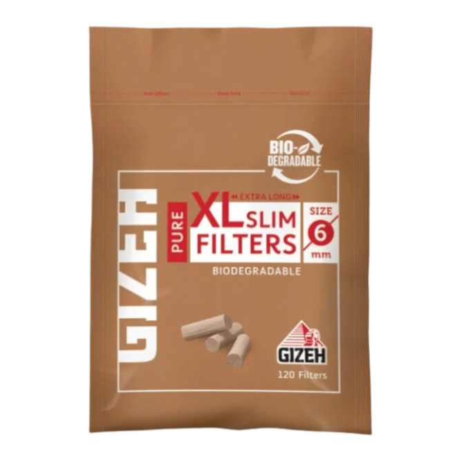 GIZEH - Filtre Slim XL - Pur - Sac