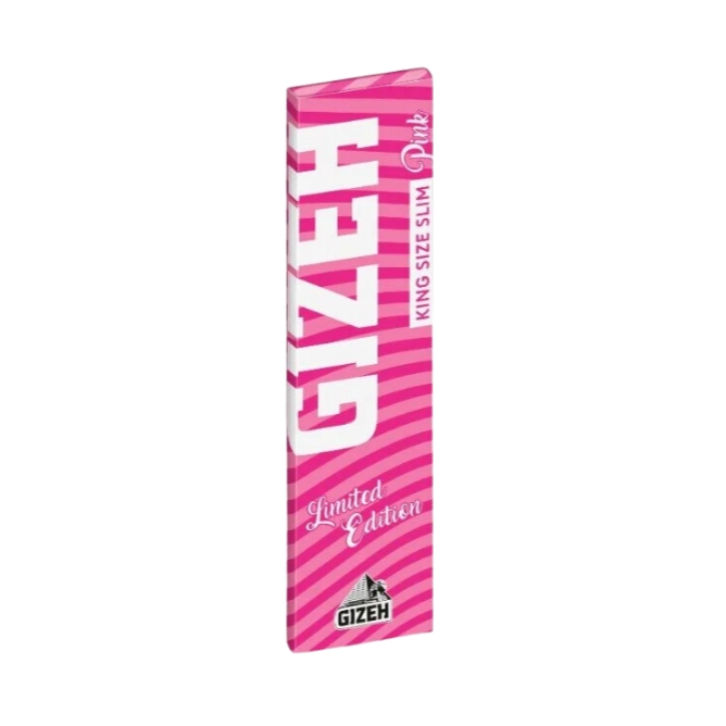 GIZEH - King Size Slim - Pink (34 Leaves per Pack)