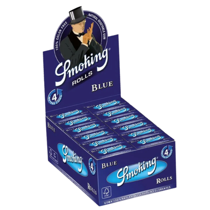 Smoking Paper Rolls Blue