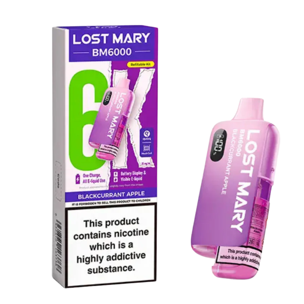 Lost Mary - BM6000 -  Blackcurrant Apple - Vape Kit
