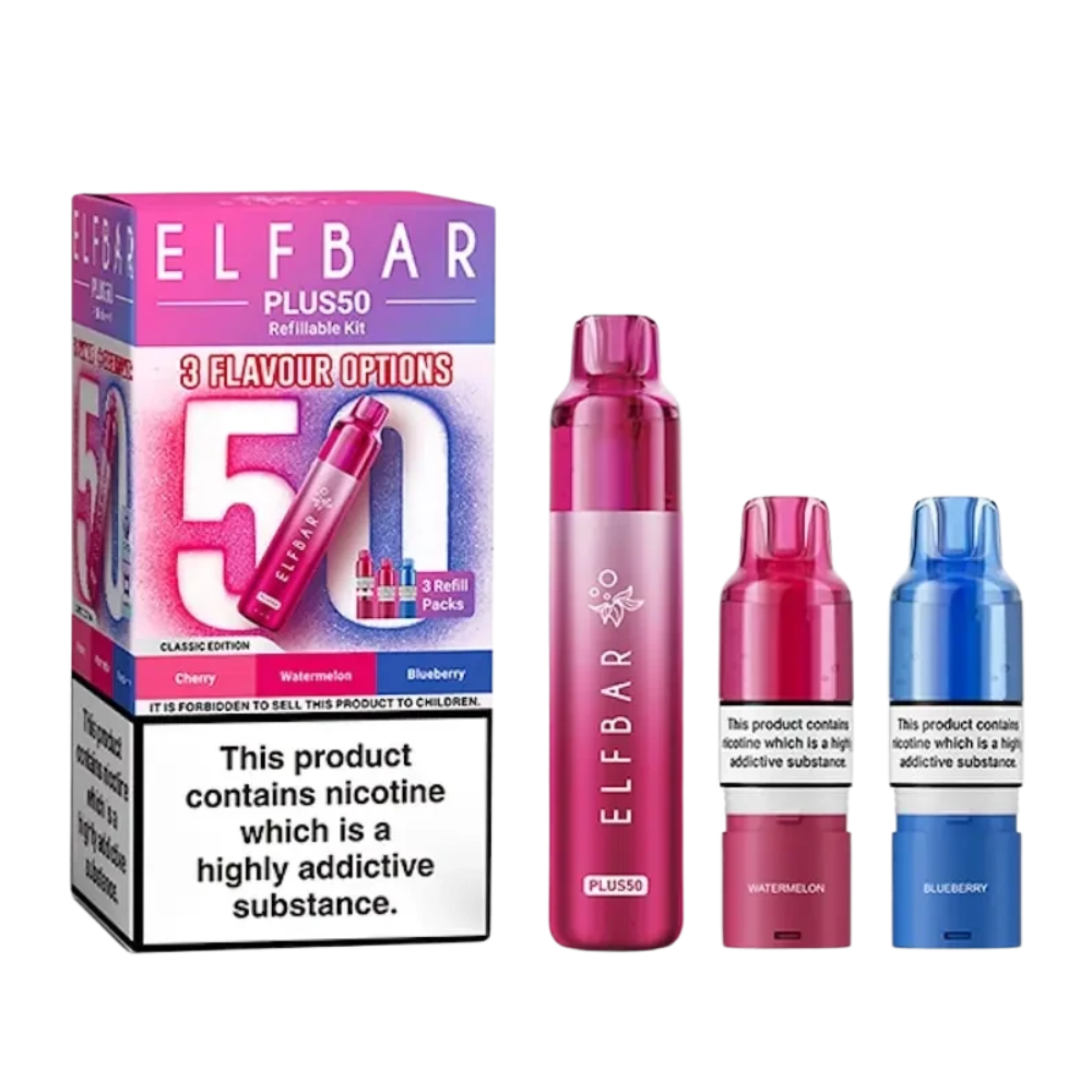 Elf Bar - Plus 50 - Kit de démarrage - Édition classique