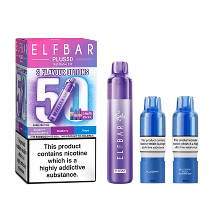 Elf Bar - Plus 50 - Starter Set - Purple Edition