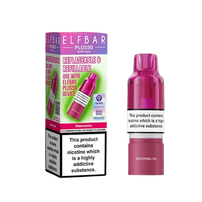 Elf Bar - Plus 50 - Pod & Refill - Watermelon