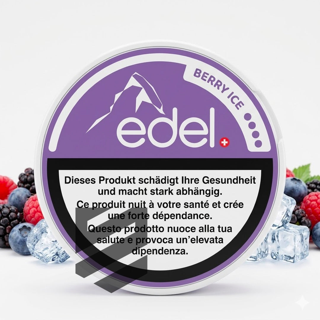 edel Berry Ice Nikotinbeutel fruchtiger Beeren- und Minzgeschmack online kaufen bei Snustrend