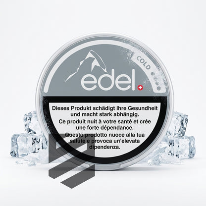 edel Cold AW All White Nikotinbeutel mit intensivem Minzgeschmack online kaufen bei Snustrend