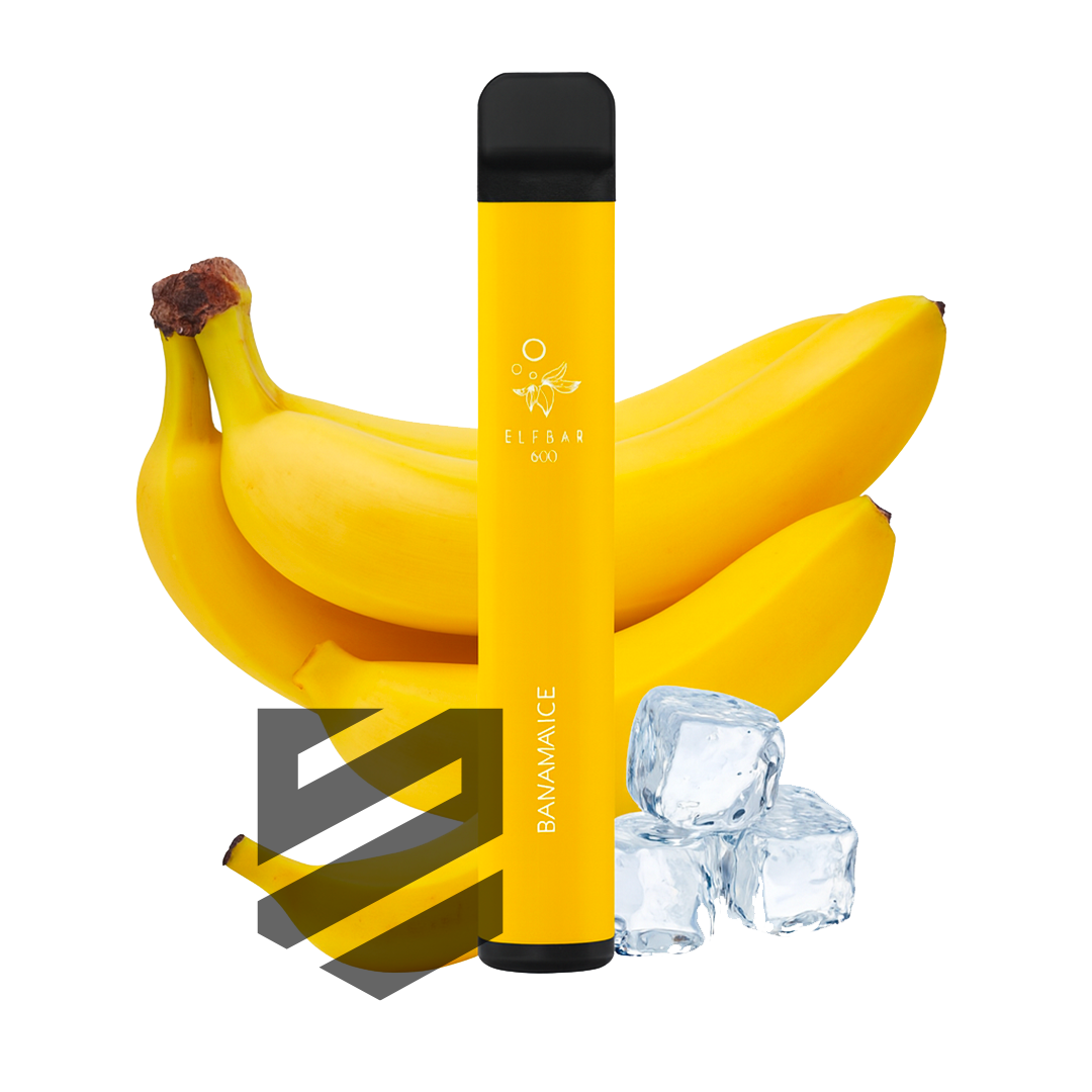 ELF BAR 600 Banana Ghiaccio