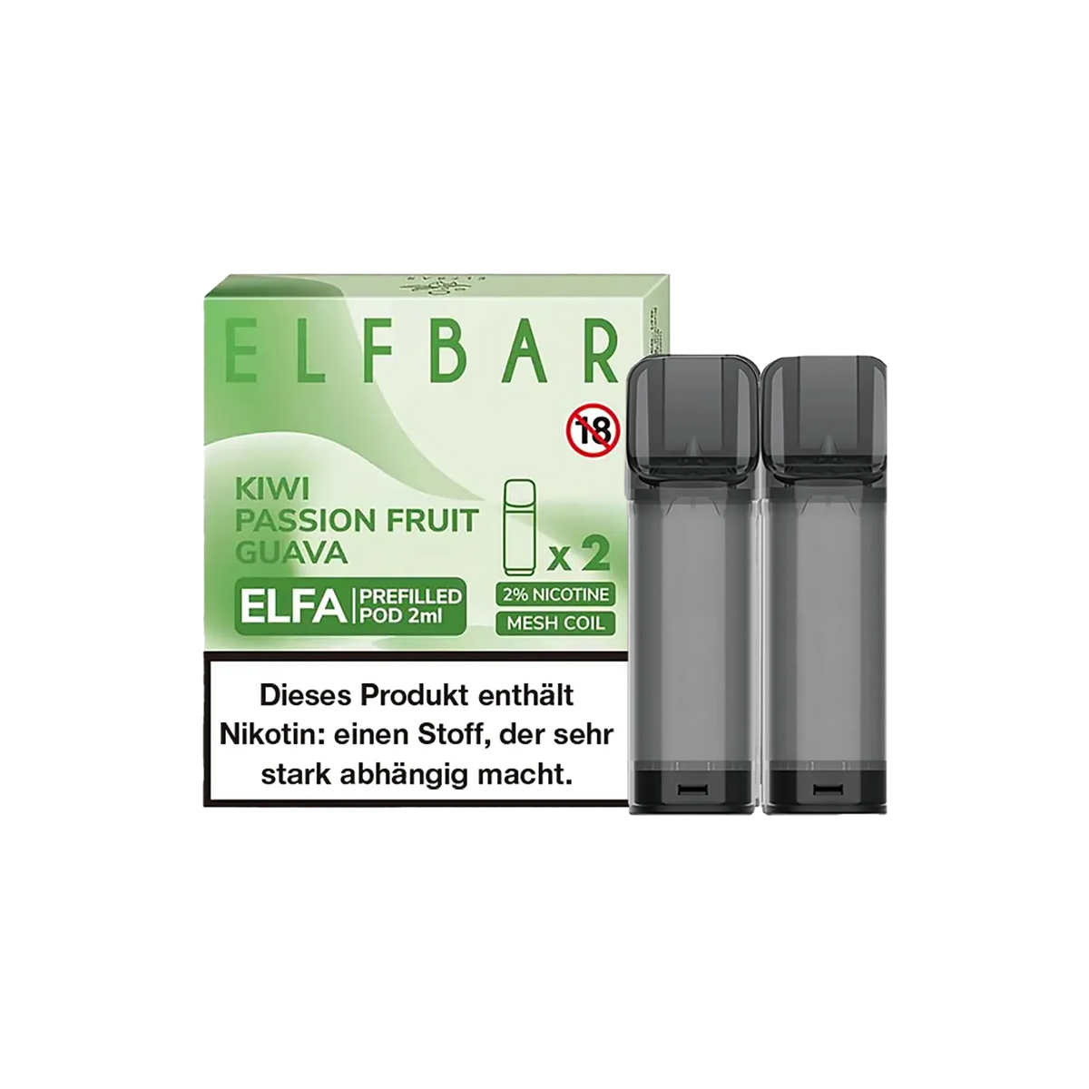 ELFA Pods Kiwi Passionfruit Guava