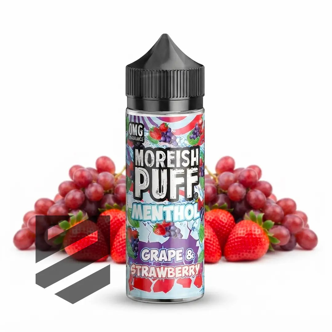 Moreish Puff Grape and strawberries