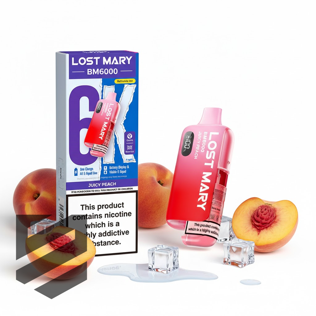 Lost Mary BM6000 Prefilled Pod Kit – Juicy Peach