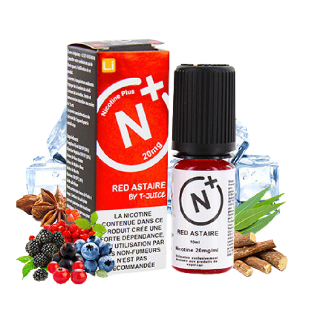 T-Juice Red Astaire (Rote Früchte, Anis, Eukalyptus & Menthol) Nikotinsalz 10ml