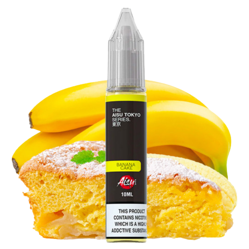 Aisu - Tokyo Series - Sel de nicotine - Gâteau à la banane 10ml