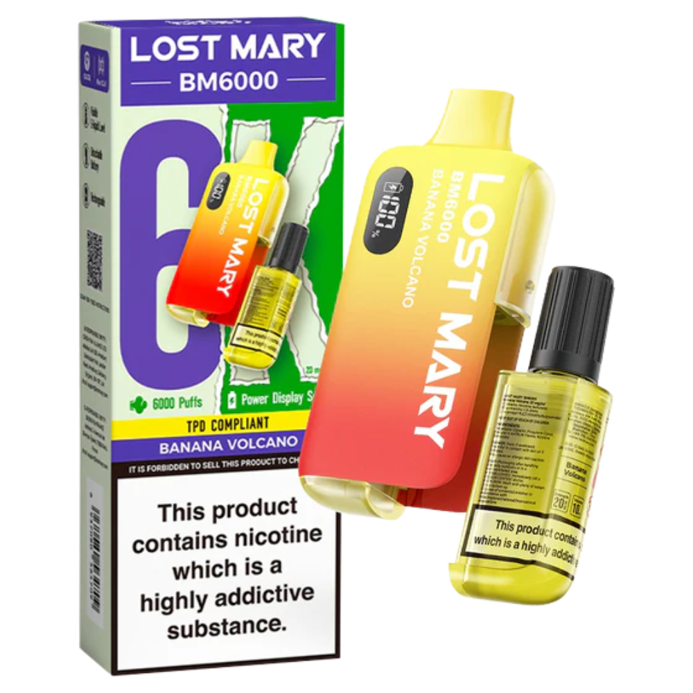 Lost Mary - BM6000 -  Banana Volcano - Vape Kit